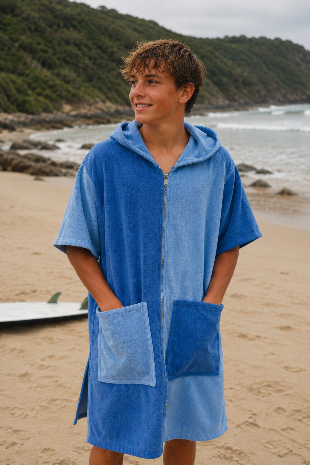 Sky Blue Duo Hooded Towel