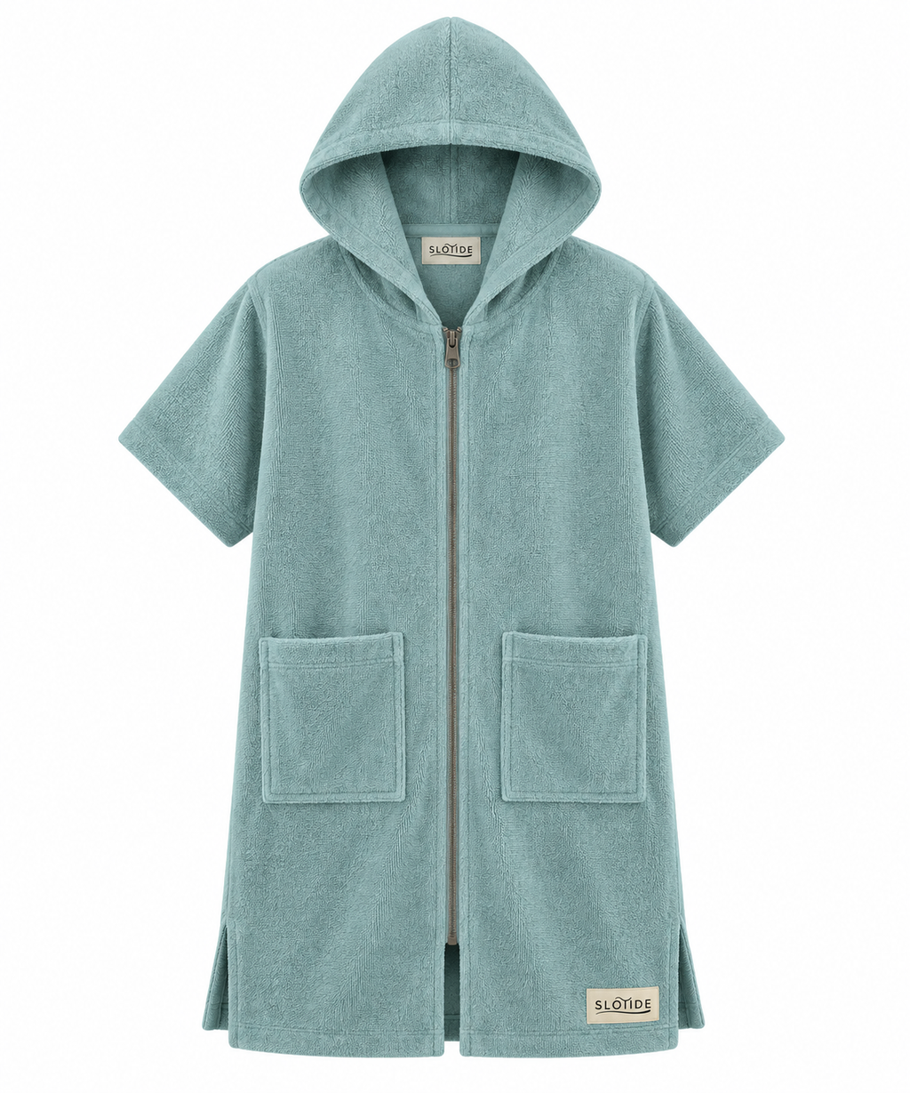 Misty Green Hooded Towel