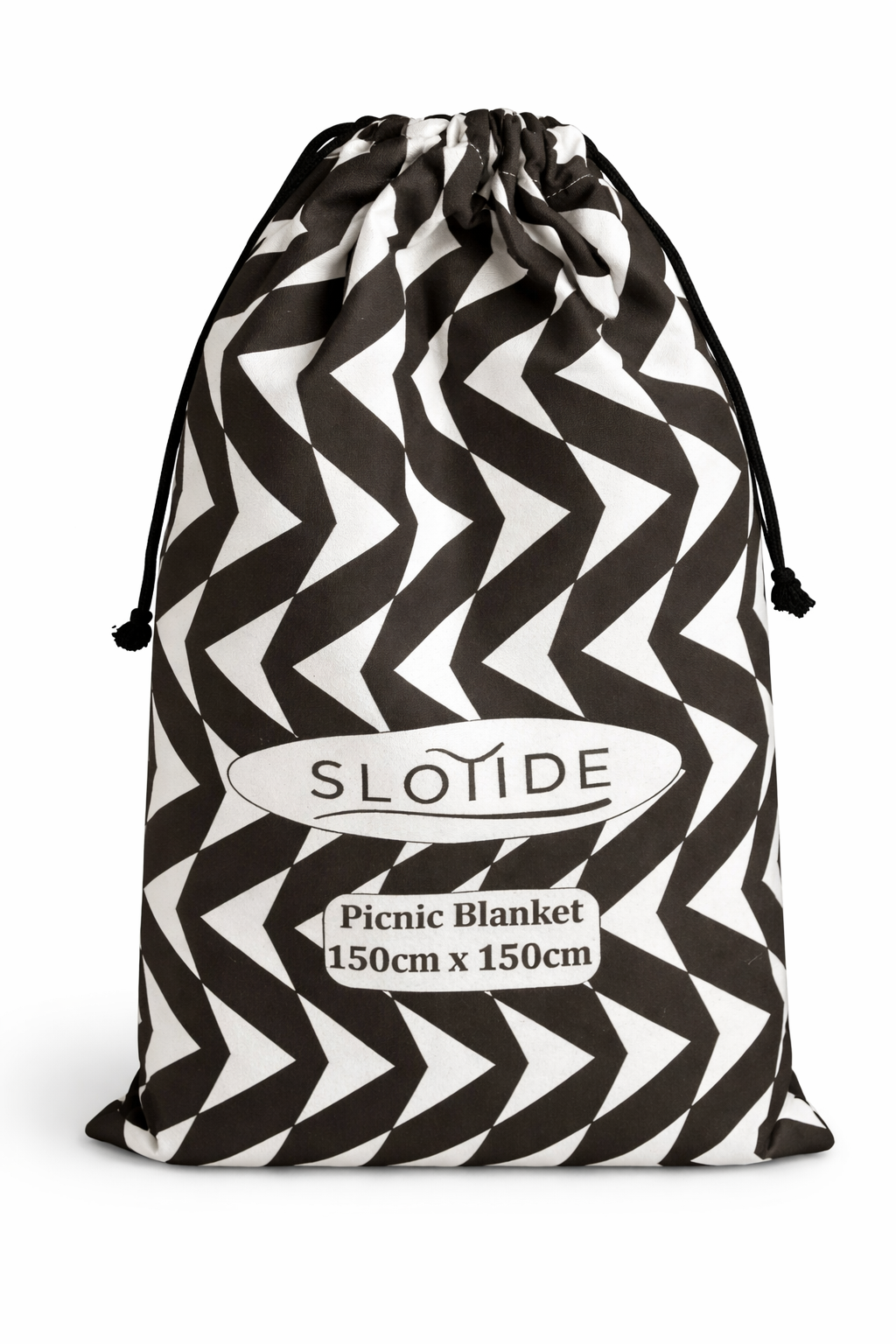 Geo Black Picnic Blanket