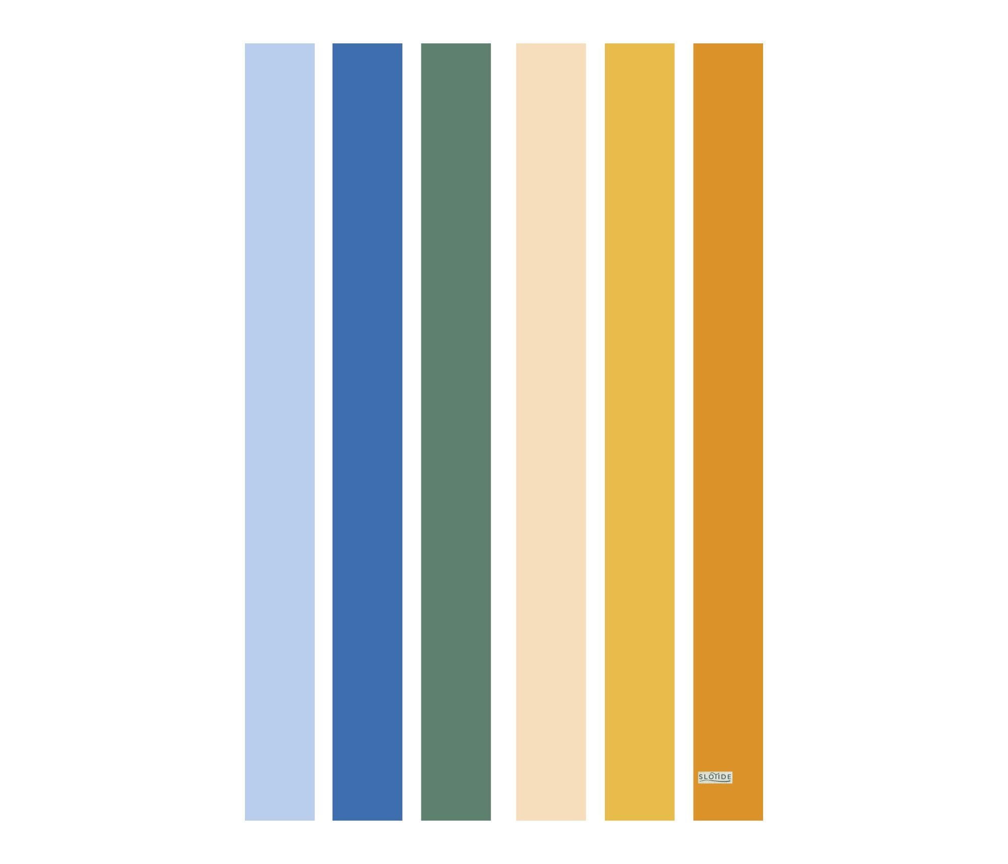 Coastal Stripes Beach Towel