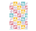 Corral Blocks Beach Towel