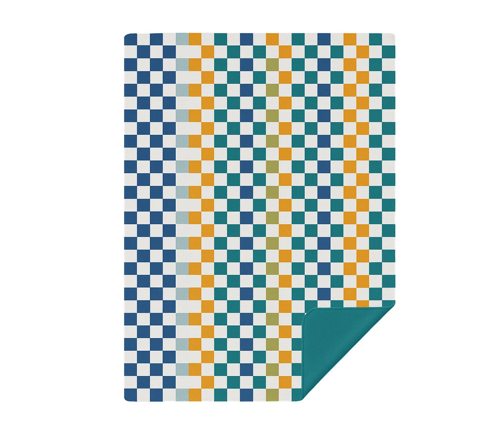 Coastal Blocks Picnic Blanket
