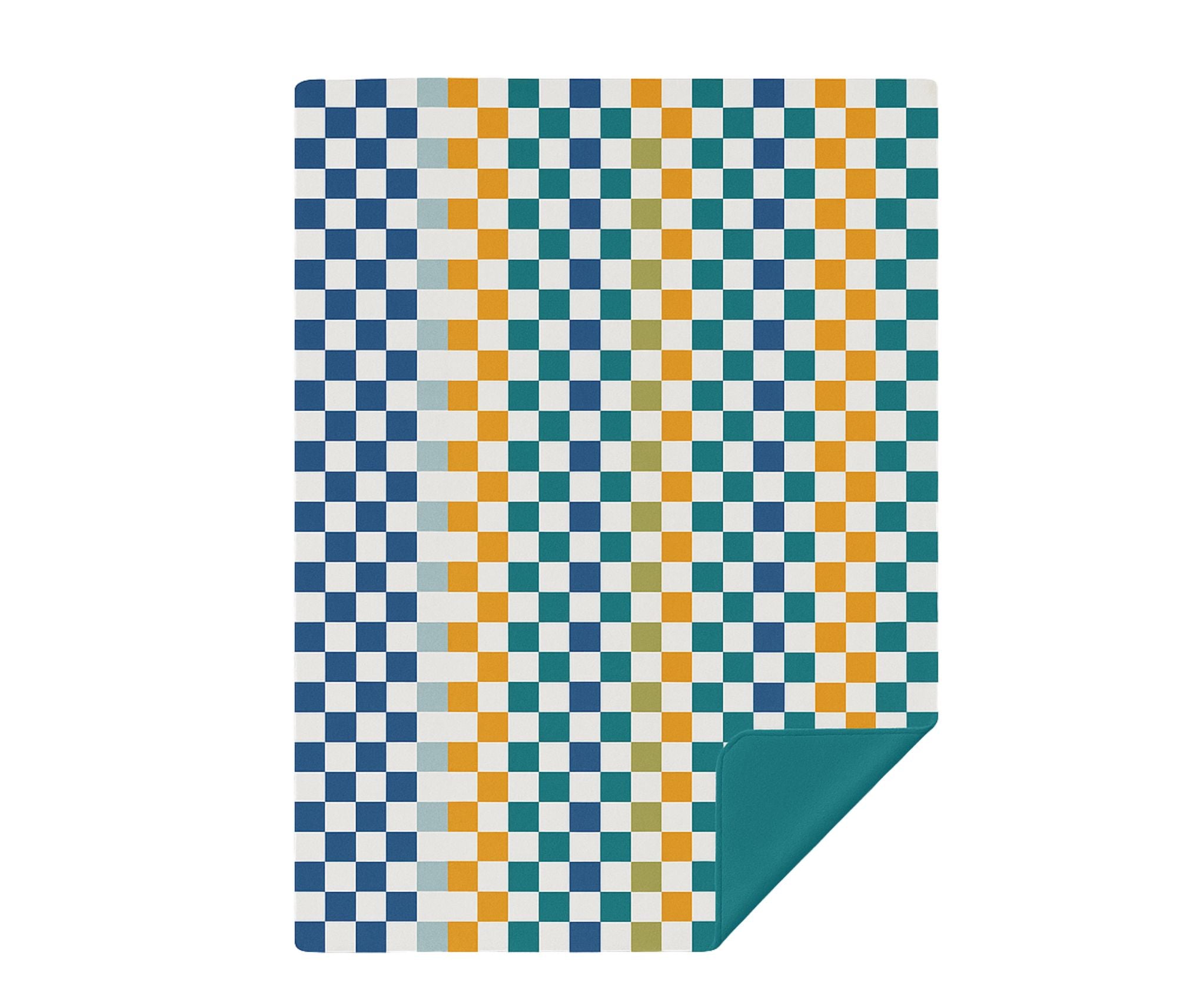 Coastal Blocks Picnic Blanket