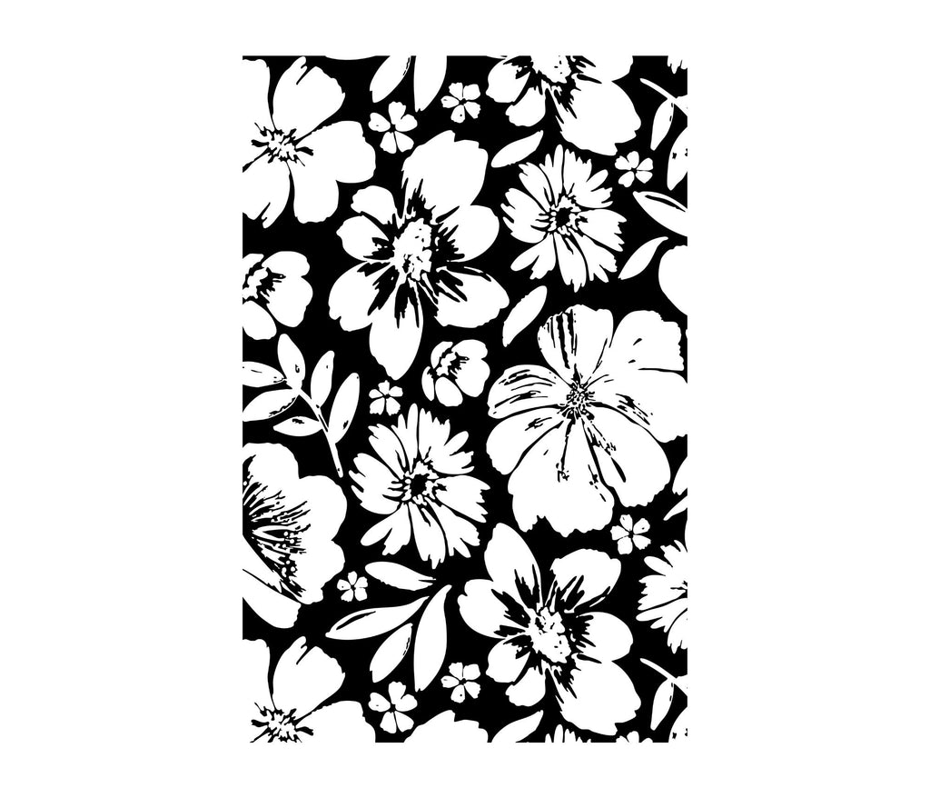 Black & Bloom Beach Towel