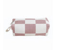 Pink Blockl Mini Zip Pouch