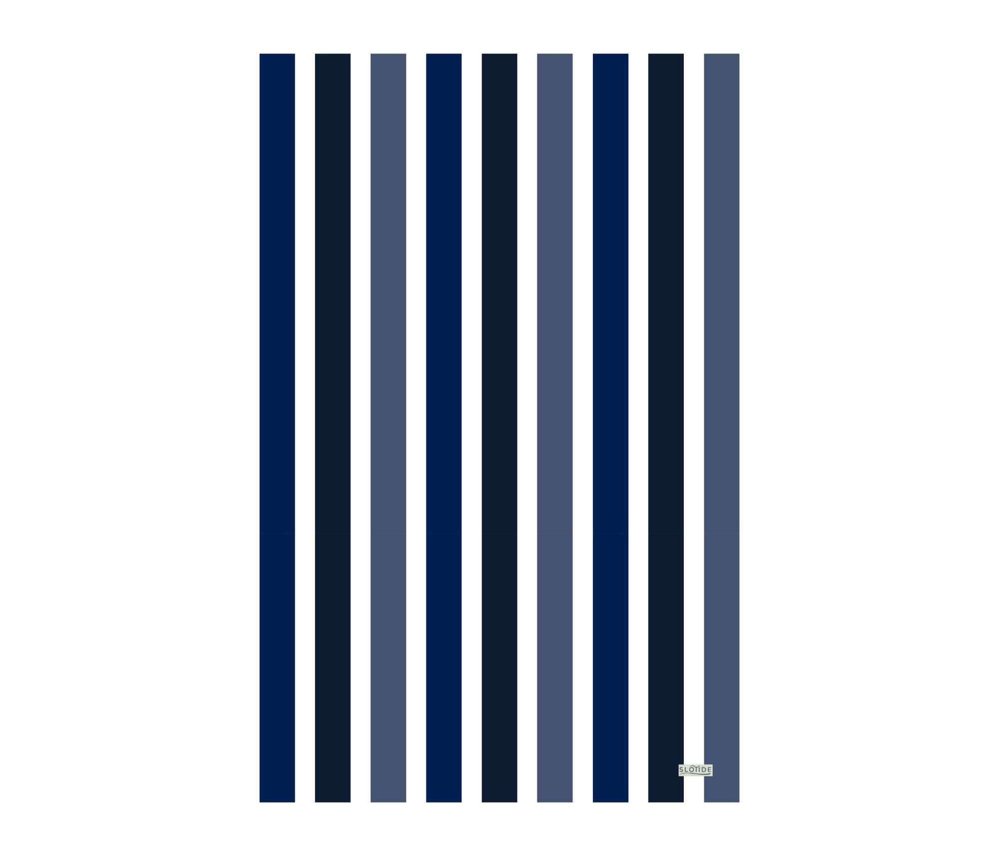 Navy Stripes Beach Towel