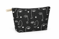 Geo Black Classic Zip Pouch