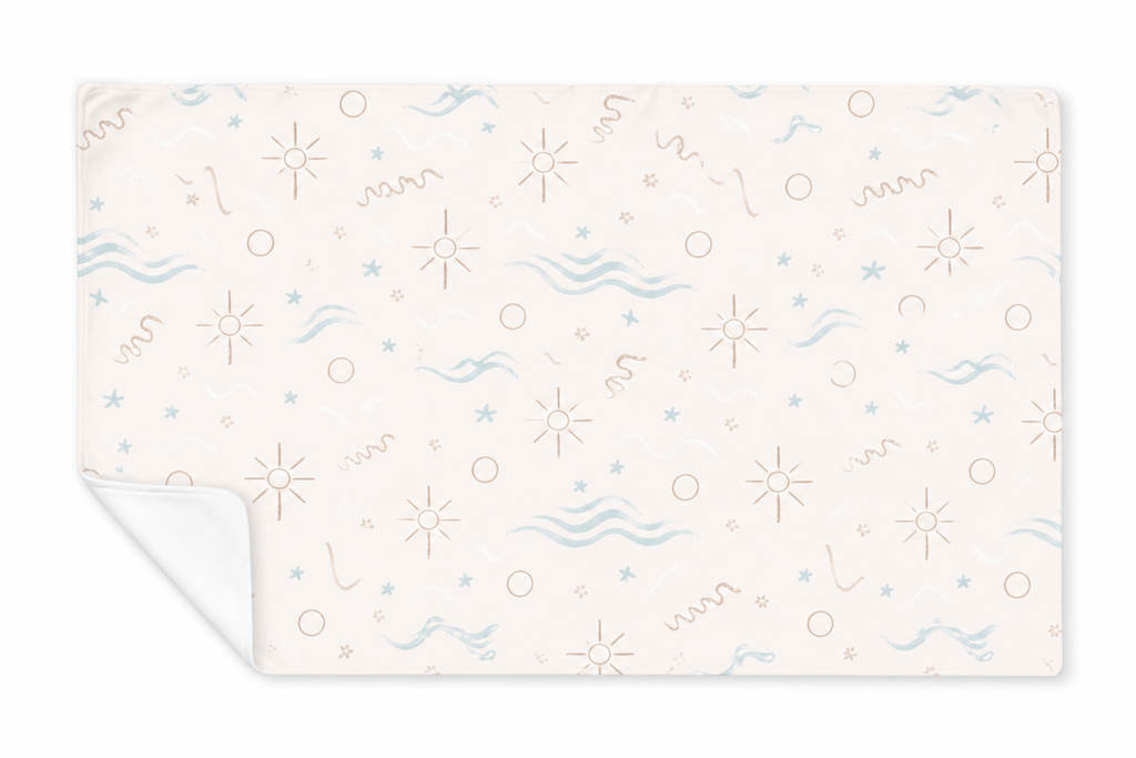 Seaside Sketch Blanket