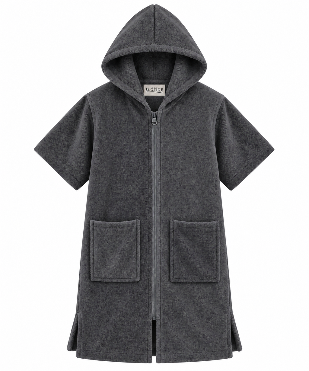 Coastal Charcoal Hooded Towel